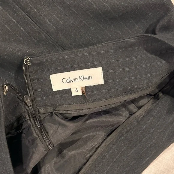 Calvin Klein Charcoal Tailored Blazer Jacket - Picture 10 of 10